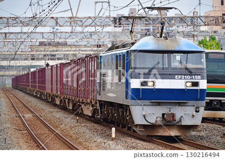 Tokaido Main Line Hiratsuka JR Freight EF210-158 (Suita) Tokaido Main Line Hiratsuka JR Freight EF210-158 (Suita) 130216494