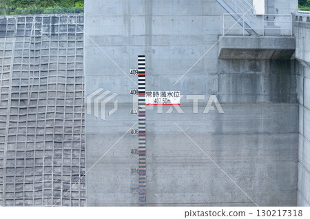 A view of Iwadozawa Dam when it is dry A view of Iwadozawa Dam when it is dry 130217318