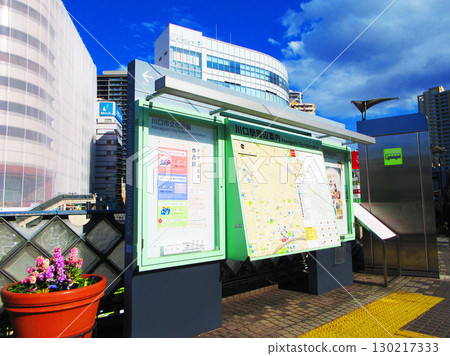 埼玉縣川口市川口站東口前的風景 埼玉縣川口市川口站東口前的風景 130217333