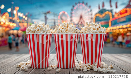 Popcorn at Carnival Popcorn at Carnival 130217738