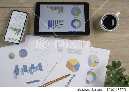 Work desk for working from home 130217753