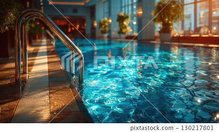 Indoor Swimming Pool with Reflections Indoor Swimming Pool with Reflections 130217801