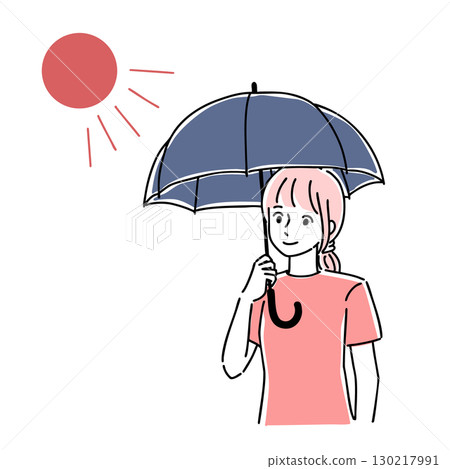 打著陽傘的女人 打著陽傘的女人 130217991
