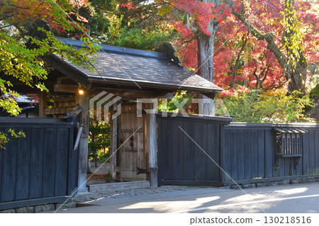 Autumn Kakunodate Samurai Residence Street Autumn Kakunodate Samurai Residence Street 130218516