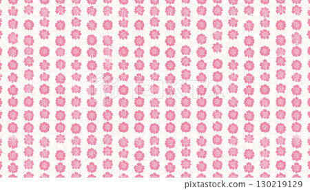 Gorgeous Japanese pattern background of plum blossoms and Shippo motifs 130219129