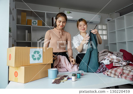 Sustainable fashion and recycling through creative textile upcycling 130220459