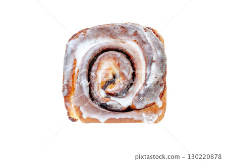 Cinnamon roll [white background, cutout] 130220878