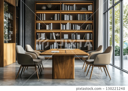 Modern conference room design office space interior photography minimalist environment wide angle view professional atmosphere Modern conference room design office space interior photography minimalist environment wide angle view professional atmosphere 130221248