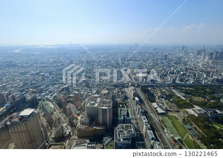 The western view from Abeno Harukas (towards the sea, Expo 2020, Kobe, and Awaji Island) The western view from Abeno Harukas (towards the sea, Expo 2020, Kobe, and Awaji Island) 130221465