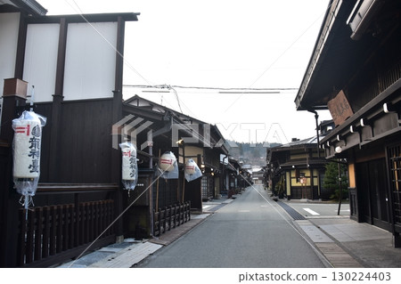 Takayama City, Gifu Prefecture, Japan: During the spring Takayama Festival, a storehouse housing floats called yatai and an old house with a sense of history 130224403