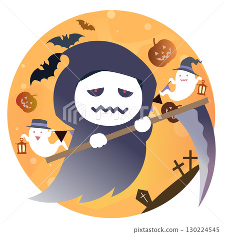 Cute Grim Reaper for Halloween 130224545