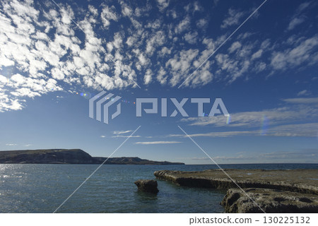 Coastal landscape with cliffs in Peninsula Valdes, World Heritage Site, Patagonia Argentina Coastal landscape with cliffs in Peninsula Valdes, World Heritage Site, Patagonia Argentina 130225132