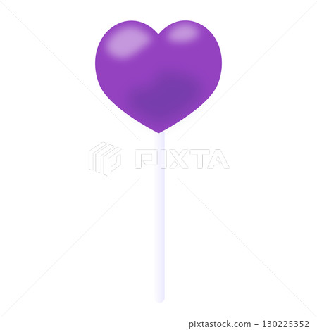 糖果心深紫色 130225352