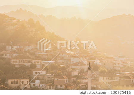 Summer Cityscape with Historical Architecture of Berat Summer Cityscape with Historical Architecture of Berat 130225416