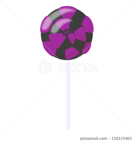 棒棒糖黑色和紫色 130225963