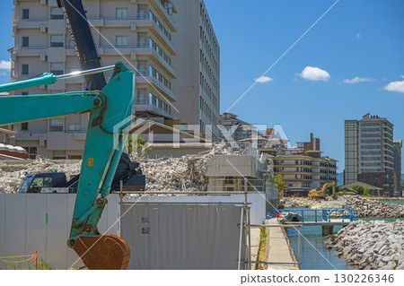 Noto Peninsula earthquake Wakura Onsen demolition site 130226346