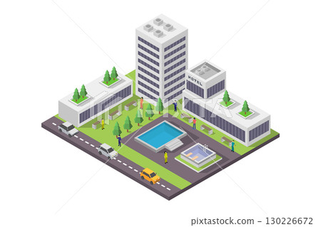 Isometric hotel Isometric hotel 130226672