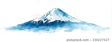 富士山水彩插圖02 富士山水彩插圖02 130227327