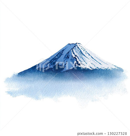 富士山水彩插圖 01 富士山水彩插圖 01 130227328