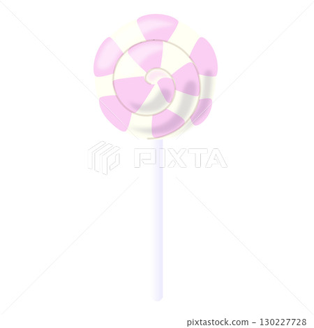 棒棒糖棉花糖白色淺粉紅色和奶油色 棒棒糖棉花糖白色淺粉紅色和奶油色 130227728
