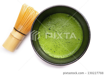 抹茶,日本傳統文化和茶道的象徵 抹茶,日本傳統文化和茶道的象徵 130227788