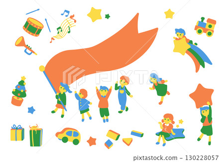 Children's fun march and toys 130228057