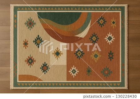 Modern Nature-Inspired Rug 130228430