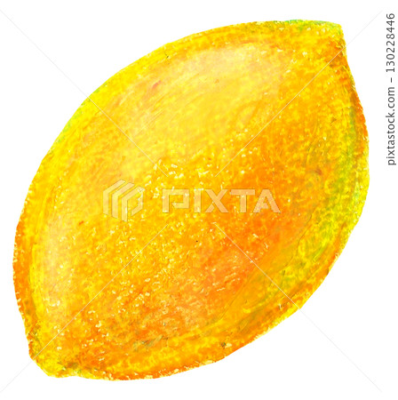 檸檬插圖油畫棒畫 檸檬插圖油畫棒畫 130228446