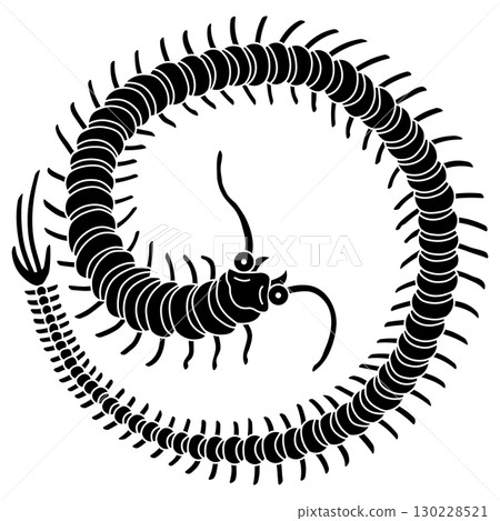 This is the family crest. It is a right-facing centipede circle. 130228521