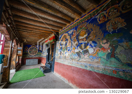 The Thiksey Monastery the large monastery on the top of mountain 130229067