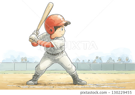 棒球擊球手的姿勢 130229455