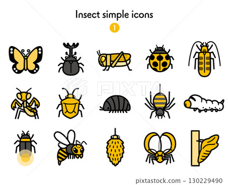 圖標收集昆蟲 130229490