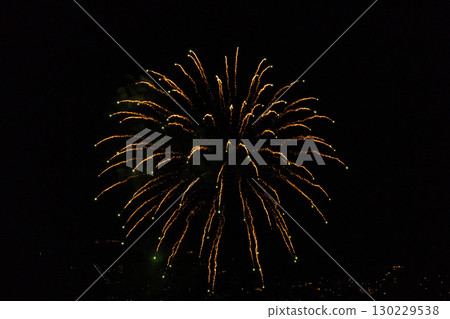 熱海海灘全年舉辦的煙火大會場景 130229538
