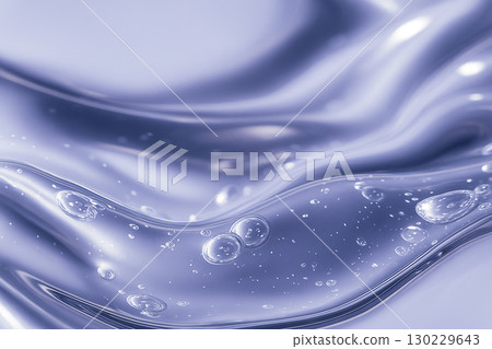 Background material expressing the transparency and bubbles of moisturizing beauty gel 130229643