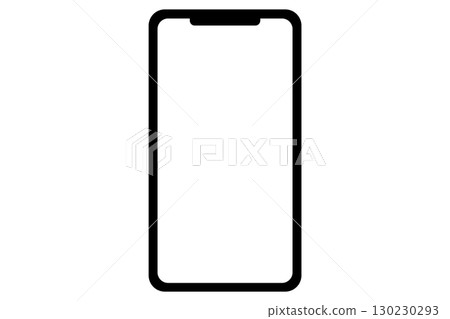 Simple smartphone icon 130230293