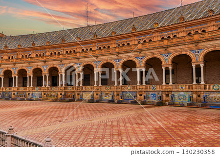 The stunning Plaza de Espana, Seville The stunning Plaza de Espana, Seville 130230358