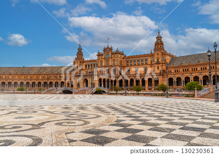 The stunning Plaza de Espana, Seville 130230361