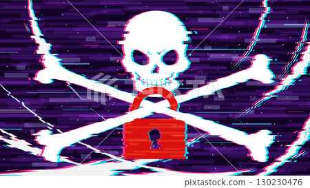 被駭客入侵並鎖定的螢幕背景插圖_purple_16:9 被駭客入侵並鎖定的螢幕背景插圖_purple_16:9 130230476