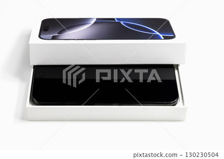 Brand new smartphone in retail box 130230504