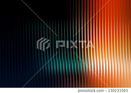dark ribbed abstract background with red neon glowing gradient light effects creating futuristic glossy illuminated minimal digital stylish texture design 130231083