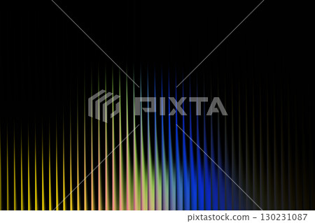 colorful abstract gradient ribbed background with shiny glass-like waves, neon spectrum blend, modern digital futuristic design 130231087