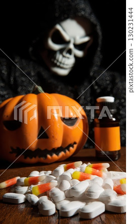 Spooky Halloween decor and candy Spooky Halloween decor and candy 130231444