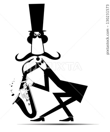 saxophone, vector, silhouette 130231573