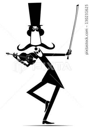 violinist, violin, vector 130231625