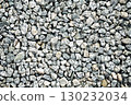Empty grey embossed stone wall for abstract background. Beautiful patterns, space for work, banner, wallpaper close up. 130232034