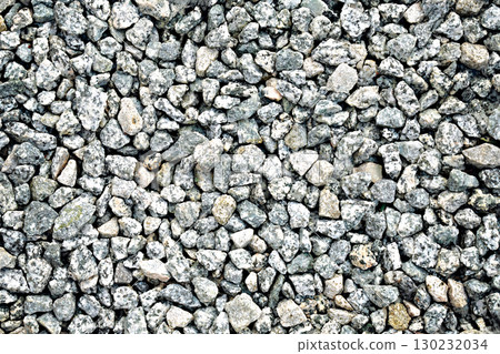 Empty grey embossed stone wall for abstract background. Beautiful patterns, space for work, banner, wallpaper close up. 130232034