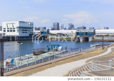 千葉縣船橋市海飛川水門週邊 2025年8月 130232112