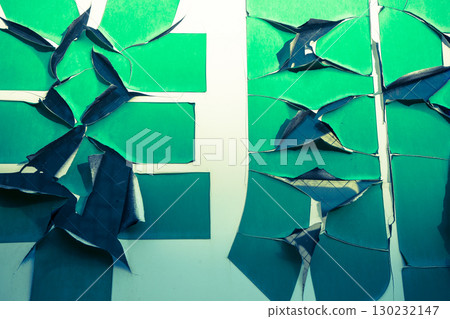 Green sticker and peeling Green sticker and peeling 130232147