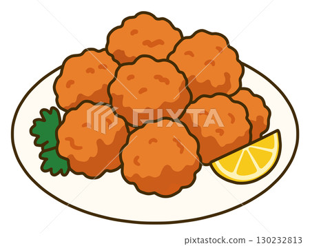 Fried chicken "AI generated image" 130232813