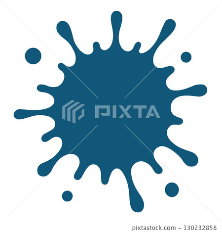Spattered paint icon 130232858